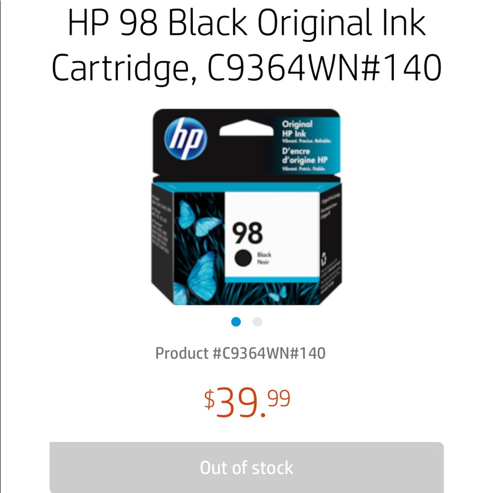 HP 98 Black